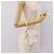 Borsa a mano CHANEL Matelasse in pelle bianca CC Auth 196360M Bianco - vista 23