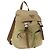 Zaino PRADA Nylon Beige Silver Auth 194982 Argento