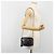 Borsa a spalla CHANEL Matelasse con catena in pelle d'agnello oro nero CC Auth 195961V D'oro - vista 24