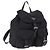 Zaino PRADA Nylon Black Silver Auth 194403 Nero Argento