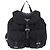 Zaino PRADA Nylon Black Silver Auth 194403 Nero Argento - vista 13