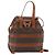 Céline Zaino CELINE Macadam PVC Leather Brown Gold Tone Auth BA14576A Marrone - vista 2