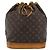 LOUIS VUITTON Borsa a tracolla Monogram Petit Noe M42226 LV Auth 195632 Monogramma - vista 13