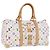 LOUIS VUITTON Monogram Multicolor Keepall 45 Tasche White M92641 LV Auth 195255SM Weiß