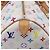 LOUIS VUITTON Monogram Multicolor Keepall 45 Tasche White M92641 LV Auth 195255SM Weiß - Ansicht 18