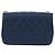 Borsa a tracolla CHANEL Matelasse con catena in pelle d'agnello blu e oro CC Auth 196001M D'oro - vista 2