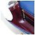 Borsa a tracolla CHANEL Matelasse con catena in pelle d'agnello blu e oro CC Auth 196001M D'oro - vista 25