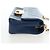 Borsa a tracolla CHANEL Matelasse con catena in pelle d'agnello blu e oro CC Auth 196001M D'oro - vista 5