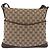Borsa a tracolla GUCCI GG Canvas Beige Silver 145857 Auth ka5634 Argento - vista 13