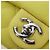 Borsa a tracolla CHANEL Matelasse 20 in pelle gialla con catena e CC argento Auth 195108M Giallo - vista 19