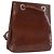 CARTIER Rucksack Lackleder Braun Silber Auth bs36391