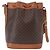 16 Céline Borsa a tracolla CELINE Macadam PVC Pelle Marrone Tono Oro Auth 195775 - vista 2