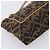 Borsa a tracolla con catena FENDI Zucca Canvas Nero e Marrone Auth 195522V - vista 17