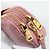 Borsa a tracolla Miu Miu in pelle rosa tono oro Auth 196211 - vista 10