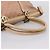 Borsa Tote GUCCI GG Canvas Rosa Tono Oro 257068 Auth BA14937 - vista 7