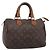 Borsa a mano LOUIS VUITTON Monogram Speedy 25 M41528 LV Auth ka5629 Monogramma
