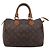 Borsa a mano LOUIS VUITTON Monogram Speedy 25 M41528 LV Auth ka5629 Monogramma - vista 13