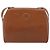 Céline Borsa a tracolla Circle CELINE in pelle marrone oro autentica 196309 D'oro - vista 13