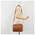 Céline Borsa a tracolla Circle CELINE in pelle marrone oro autentica 196309 D'oro - vista 22