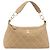 Borsa a tracolla CHANEL Wild Stitch in pelle beige e oro CC Auth 195981A D'oro - vista 13