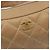 Borsa a tracolla CHANEL Wild Stitch in pelle beige e oro CC Auth 195981A D'oro - vista 17