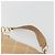 Borsa a tracolla CHANEL Wild Stitch in pelle beige e oro CC Auth 195981A D'oro - vista 8