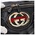 GUCCI Interlocking Web Sherry Line Tasche aus Lackleder Schwarz 170010 Auth 196790V Golden - Ansicht 18