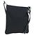 Borsa a tracolla FENDI Zucchino Canvas Nero Argento 8BT151 Auth 195776V