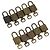 LOUIS VUITTON Padlock 10 Set Padlock metal Gold LV Auth 192560 Golden