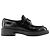 PRADA - Mocassini Chocolate Prada in pelle spazzolata nera (T35,5) Nero - vista 2
