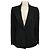 Blazer de dos botones con ribete de encaje negro Yigal Azrouel