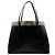 Tote in pelle nera con occhielli Alaïa Nero