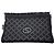 Sciarpa in lana Gucci Black / Grey GG Logo con bordo frangiato Nero