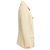 Gucci Ivory Double Breasted Wool Pea Coat with Silver Buttons Beige - view 2