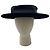 Chanel Vintage Rare Samthut mit schwarzem Ripsband-Besatz - Ansicht 4