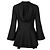 Valentino Garavani Valentino Sudadera Peplum Estampada de Rosa Negra / Mini Vestido - vista 3