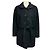 Chloé Chloe Anthracite Grey Belted Wool Coat with Asymmetrical Buttons