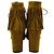 Stivaletti stringati con frange in camoscio Cognac Saint Laurent Marrone - vista 5