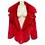 Stella Mc Cartney Stella McCartney Kunstpelzjacke in Rot