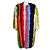 Cappotto di piume a righe multicolore Dolce & Gabbana
