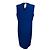 Vestido vaina sin mangas de lana Akris Enzian Blue Azul - vista 3