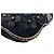 Bolsa Satchel Oscar de la Renta em couro de bezerro preto com flores e alças em python bronze - vista 5