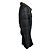 Alaïa Cappotto puffer Alaia in nylon nero e maglia a coste con zip frontale - vista 2