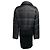 Alaïa Cappotto puffer Alaia in nylon nero e maglia a coste con zip frontale - vista 3