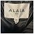 Alaïa Cappotto puffer Alaia in nylon nero e maglia a coste con zip frontale - vista 4