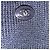 Vestido de malha de algodão e cashmere azul marinho com ornamentos de pérolas falsas e placa de logo CC da Chanel - vista 5
