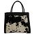 Borsa Renaud Pellegrino in vitello Noir / Blanc