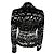 Moschino Cheap and Chic Samt-Blazer mit Muster in Schwarz / Weiß - Ansicht 3