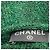 Chanel grüne Mohair-Strick-Armstulpen mit Edelstein-Verzierungen - Ansicht 5