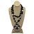 Collar Statement Chanel Haute Couture Otoño Invierno 2006 con logo CC, piedras multicolores y cristales